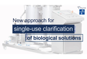 single-use clarification of biological solutions
