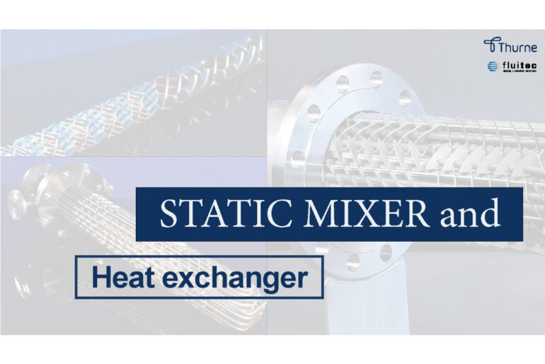 Static mixer heat exchanger