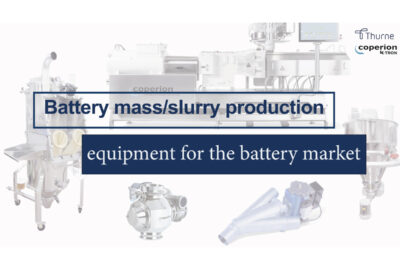 Battery mass/slurry production