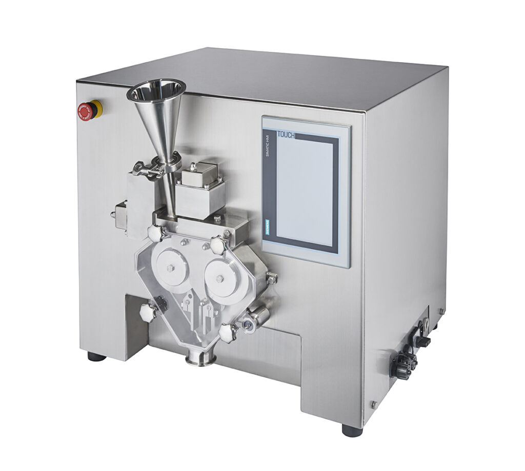 LCS Lab Compaction System, Roller Compaction, Dry granulation, Granulator, Compactor